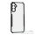 Samsung Galaxy A54 5G SM-A546B, Szilikon tok, közepesen ütésálló, légpárnás sarok, akril hátlap, Anti-Drop Case, átlátszó/fekete