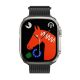 Apple Watch 4-6, SE, SE (2022) (38 / 40 mm) / Watch 7-9 (41 mm) / Watch 10 (42 mm), fém pótszíj, mágneses zár, milánói stílus, Hoco AS101, fekete