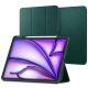 Apple iPad Air 13 (2024 / 2025), mappa tok, Smart Case, Spigen Urban Fit, sötétzöld