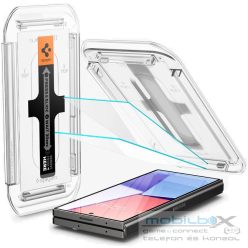   Samsung Galaxy Z Fold6 SM-F956B, Kijelzővédő fólia, ütésálló fólia az íves részre nem hajlik rá!), Tempered Glass (edzett üveg), Előlapi kijelzőre, Spigen Ez Fit, Clear, 2 db / csomag