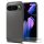 Google Pixel 9 Pro XL, Szilikon tok, Spigen Rugged Armor, karbon minta, szürke