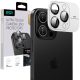 Apple iPhone 16 Pro / 16 Pro Max, Kamera lencsevédő fólia, ütésálló fólia, Tempered Glass (edzett üveg), ESR Armorite, fekete