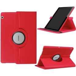   Huawei Mediapad T3 10.0, mappa tok, elforgatható (360°), piros