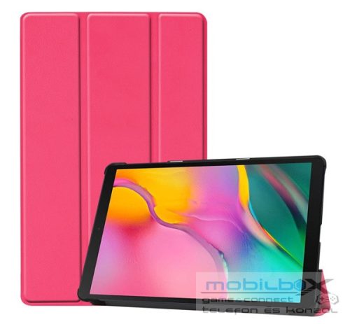 Samsung Galaxy Tab A 10.1 (2019) SM-T510 / T515, mappa tok, Trifold, rózsaszín