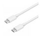 USB Type-C töltő- és adatkábel, USB Type-C, 100 cm, Samsung, fehér, gyári