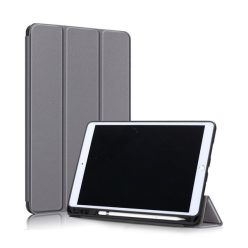   Apple iPad 10.2 (2019 / 2020 / 2021), mappa tok, Smart Case, szürke