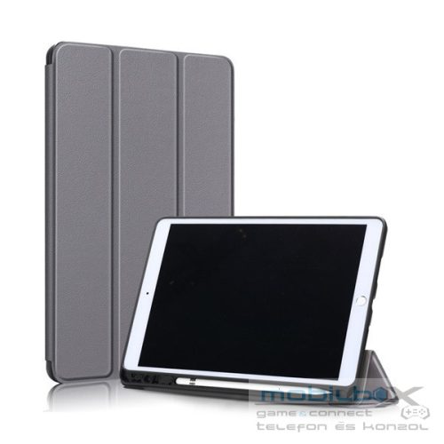 Apple iPad 10.2 (2019 / 2020 / 2021), mappa tok, Smart Case, szürke