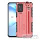 Samsung Galaxy S20 Plus / S20 Plus 5G SM-G985 / G986, Szilikon tok, közepesen ütésálló, stand, textil hátlap, felakasztható, kézpánttal, rózsaszín