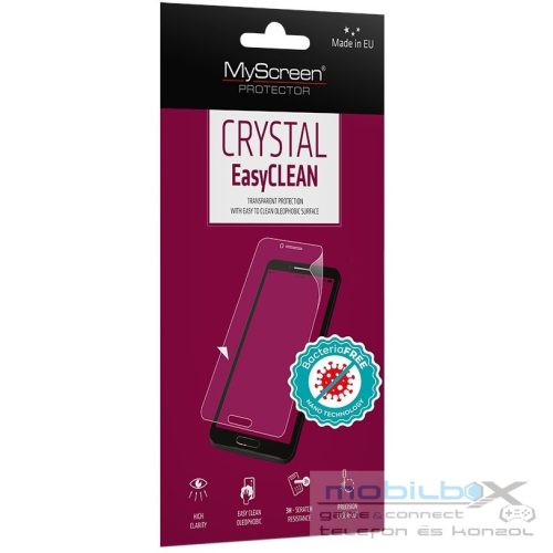 Apple iPhone XS Max / 11 Pro Max, Kijelzővédő fólia (az íves részre NEM hajlik rá!), MyScreen Protector Antibacterial, Clear Prémium