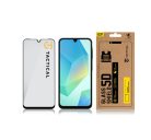 Samsung Galaxy A16 4G / A16 5G / A17 4G / A17 5G, Kijelzővédő fólia, ütésálló fólia (az íves részre is!), Tempered Glass (edzett üveg), Full Glue, Tactical Glass Shield 5D, fekete