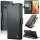 Xiaomi 14T Pro, Oldalra nyíló tok, stand, kártyatartóval, RFID technológiával, Wooze CaseME, fekete