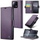 Xiaomi Redmi Note 14 5G (Global), Oldalra nyíló tok, stand, kártyatartóval, RFID technológiával, Wooze CaseME, lila