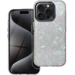   Apple iPhone 7 / 8 / SE (2020) / SE (2022), Műanyag hátlap védőtok + szilikon keret, kristály minta, Tutti-Frutti Case, fekete/ezüst