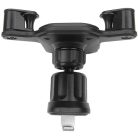 Autós tartó, Univerzális, szellőzőre rögzíthető, 57 - 83 széles készülékig, 360°-ban forgatható, MaxLife MXCH-05, fekete