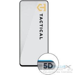   Samsung Galaxy A36 5G SM-A366B, Kijelzővédő fólia, ütésálló fólia (az íves részre is!), Tempered Glass (edzett üveg), Full Glue, Tactical Glass Shield 5D, fekete