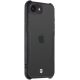 Apple iPhone 16e, Szilikon tok, közepesen ütésálló, légpárnás sarok, Tactical Quantum Stealth, átlátszó/fekete