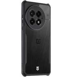   OnePlus 13, Szilikon tok, közepesen ütésálló, légpárnás sarok, Tactical Quantum Stealth, átlátszó/fekete