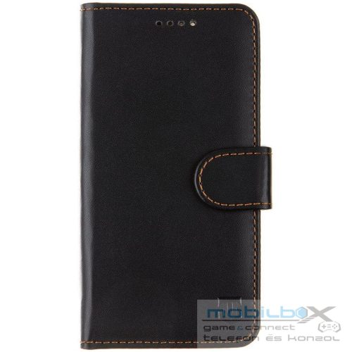 OnePlus 13, Oldalra nyíló tok, stand, kártyatartóval, csatos, Tactical Field Notes, fekete