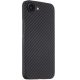 Apple iPhone 16e, Műanyag hátlap védőtok, közepesen ütésálló, aramidszállal, Magsafe töltővel kompatibilis, karbon minta, Tactical MagForce Aramid, fekete