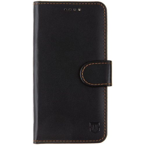 Xiaomi Redmi Note 14 4G (Global), Oldalra nyíló tok, stand, kártyatartóval, csatos, Tactical Field Notes, fekete