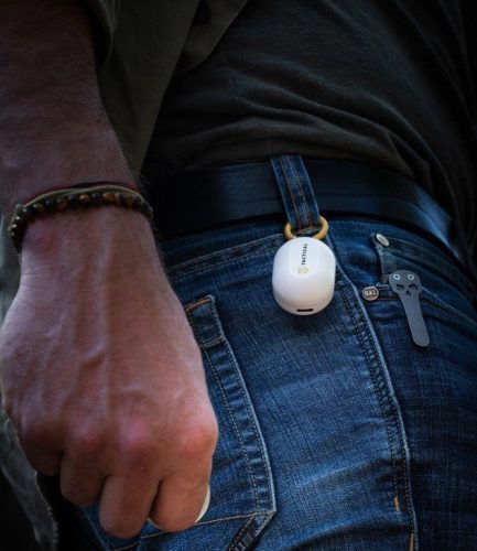 Bluetooth sztereó fülhallgató, v5.4, TWS, töltőtok, érintés vezérlés, vízálló, Tactical StrikePods Bug, fekete