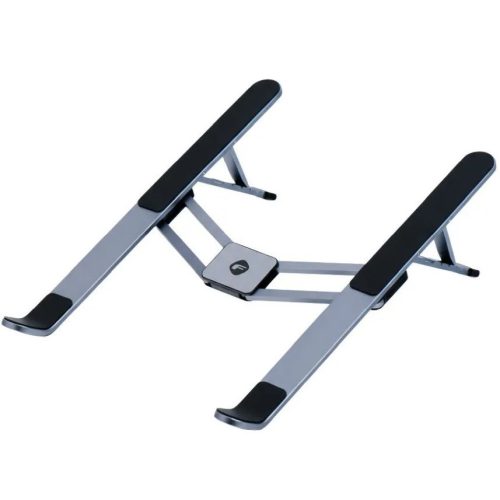 Univerzális asztali laptoptartó, állítható, összecsukható, Forcell F-Grip Fold Stand H Pro, szürke