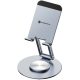 Univerzális asztali készüléktartó, dönthető, elforgatható, összecsukható, Forcell F-Grip Fold Stand 3 360, szürke