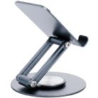 Univerzális asztali készüléktartó, dönthető, elforgatható, összecsukható, Forcell F-Grip Fold Stand 3 360, szürke