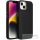 Motorola Moto G14, Szilikon tok, közepesen ütésálló, fémhatású kamera keret, Frame Case, fekete
