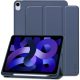 Apple iPad Air (2020 / 2022) / iPad Air 11 (2024 / 2025), mappa tok, közepesen ütésálló, érintőceruza tartó, érintőceruza nélkül, Smart Case, TP SC Pen Holder, sötétkék