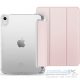Apple iPad 10.9 (2022) / iPad 11 (2025), mappa tok, közepesen ütésálló, érintőceruza tartó, érintőceruza nélkül, átlátszó hátlap, Smart Case, TP SC Pen Holder Hybrid, rózsaszín