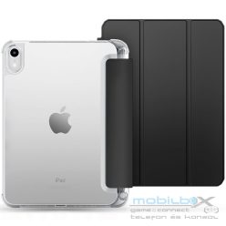   Apple iPad 10.9 (2022) / iPad 11 (2025), mappa tok, közepesen ütésálló, érintőceruza tartó, érintőceruza nélkül, átlátszó hátlap, Smart Case, TP SC Pen Holder Hybrid, fekete