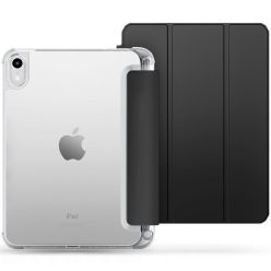   Apple iPad 10.9 (2022) / iPad 11 (2025), mappa tok, közepesen ütésálló, érintőceruza tartó, érintőceruza nélkül, átlátszó hátlap, Smart Case, TP SC Pen Holder Hybrid, fekete