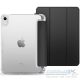 Apple iPad 10.9 (2022) / iPad 11 (2025), mappa tok, közepesen ütésálló, érintőceruza tartó, érintőceruza nélkül, átlátszó hátlap, Smart Case, TP SC Pen Holder Hybrid, fekete