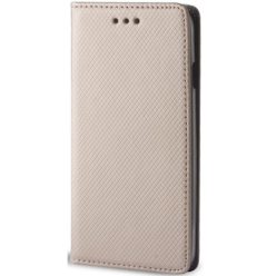  Apple iPhone 16, Oldalra nyíló tok, stand, Smart Magnet, arany