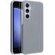 Samsung Galaxy A16 4G / A16 5G SM-A165F / A166B, Szilikon tok, mikrofiber plüss belső, Candy Case, szürke