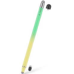  Univerzális toll, (bármilyen kapacitív kijelzőhöz), USP100 4-TIP Stylus Pen, sárga/zöld