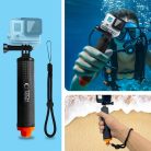 Prémium kézi állvány, float hand grip, GoPro / DJI sportkamerákhoz, tároló rekesszel, kézpánttal, Tech-Protect GA100 Float Hand Grip, fekete