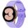 Samsung Galaxy Watch 4 / 5 / 5 Pro / 6 / 7 / FE (40 / 44 / 45mm) / Watch 4 Classic / 6 Classic (42 / 43 / 46mm), szilikon pótszíj, állítható, TP IconBand, lila