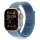 Apple Watch 4-6, SE, SE (2022) (38 / 40 mm) / Watch 7-9 (41 mm) / Watch 10 (42 mm), textíl pótszíj, nylon, állítható, légáteresztő, TP Nylon, kék