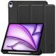 Apple iPad Air 13 (2024 / 2025), mappa tok, közepesen ütésálló, érintőceruza tartó, érintőceruza nélkül, Smart Case, TP SC Pen Holder, fekete