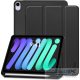 Apple iPad Mini (2021 / 2024) (8.3), mappa tok, közepesen ütésálló, érintőceruza tartó, érintőceruza nélkül, Smart Case, TP SC Pen Holder, fekete