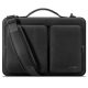 Laptop táska, 13 - 14" készülékhez, vállpánttal, TP Defender Bag, fekete