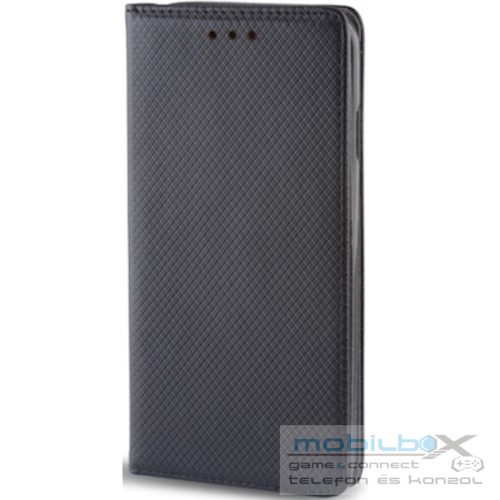 Samsung Galaxy S25 Plus SM-S936, Oldalra nyíló tok, stand, Smart Magnet, fekete