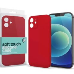   Huawei P20 Lite (2019), Szilikon tok, Xprotector Soft Touch Slim, piros