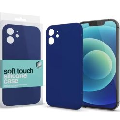   Xiaomi 12 Pro / 12 Pro (Dimensity) / 12S Pro, Szilikon tok, Xprotector Soft Touch Slim, sötétkék