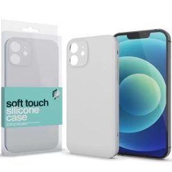  Samsung Galaxy S23 Ultra SM-S918, Szilikon tok, Xprotector Soft Touch Slim, tört-fehér