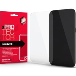   Apple iPhone 15 / 16, Kijelzővédő fólia (az íves részre NEM hajlik rá!), Xprotector Anti Shock, Clear Prémium