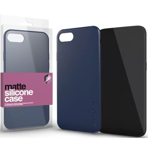 Samsung Galaxy S25 Ultra SM-S938, Szilikon tok, ultravékony, matt, Xprotector Matte, sötétkék