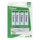 TCBEST újratölthető R6 (AA) elem 650 mAh, USB-C csatlakozóval és töltőkábellel (4db)